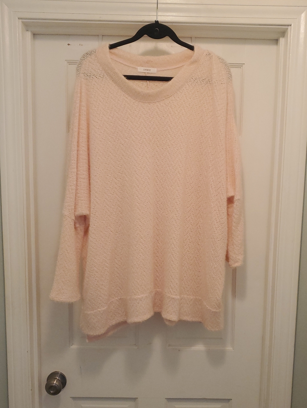 Pale Ponk Knit Women's Sweater - Soft Crewneck Pullover